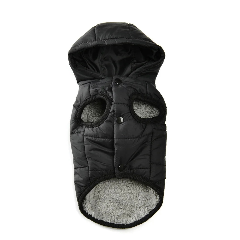 SnuggleTail™ Anti-Anxiety Warm Fleece Jacket for Dogs & Cats