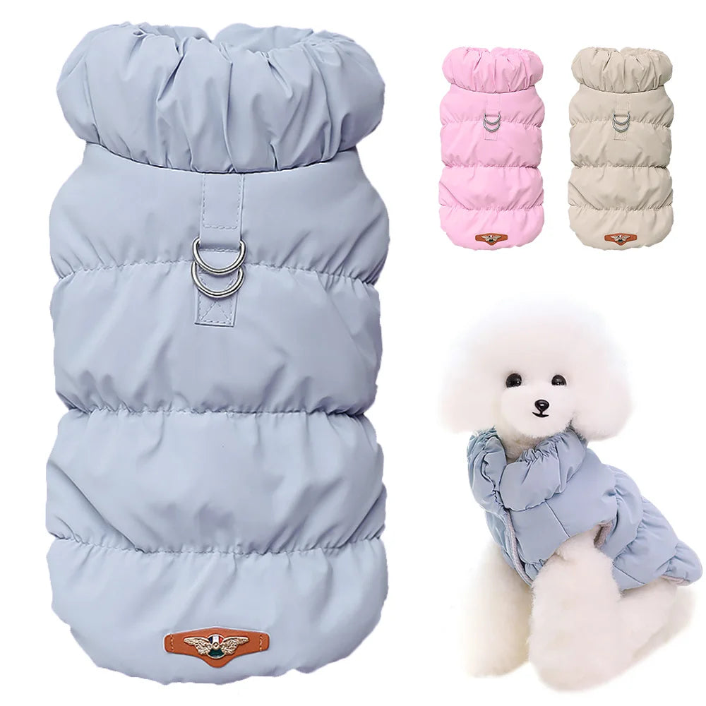 SnuggleTail™ Jacket — Soft Padded Comfort Coat for Small & Medium Dogs